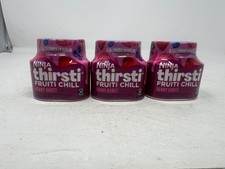 3 Ninja Thirsti Flavored Water Drops FRUITI Chill Berry Burst