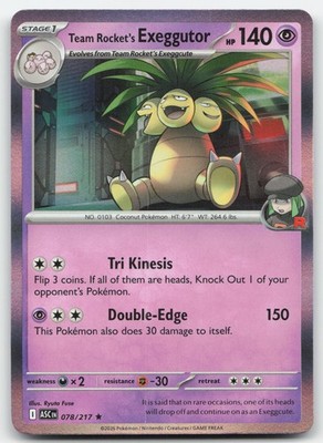 Team Rocket's Exeggutor Ascended Heroes 78/217