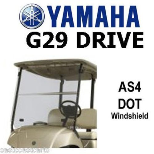 Yamaha G29 Golf Cart AS4 Windshield DOT Approved Hinged Fold Down (Strreet Legal - Picture 1 of 1