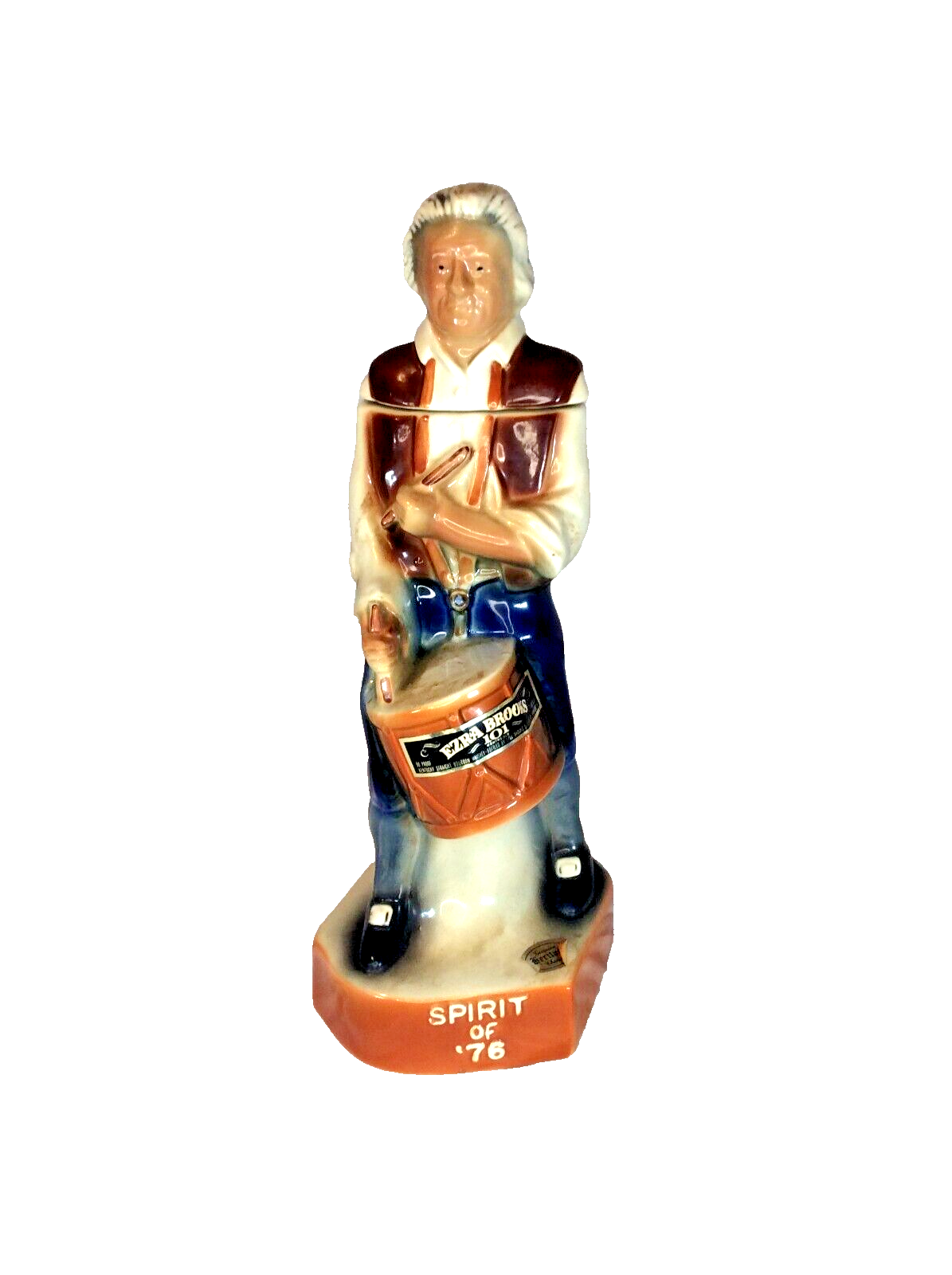 Ezra Brooks 101 "spirit of 1976" decanter empty eBay