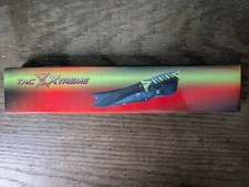 Tac Xtreme 12" Black SS Blade Green & Black Handle w/ Sheath TX-07GB