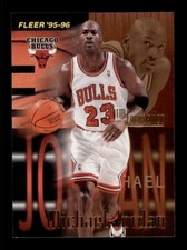 1995-96 FLEER #323 MICHAEL JORDAN FIRM FOUNDATION CHICAGO BULLS HOF