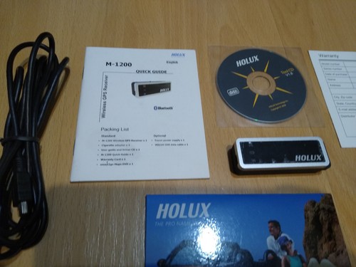 GPS Holux M-1200 SatNav beprzewodowy odbiornik gps klasa A nowy bez opakowania - Zdjęcie 3 z 4