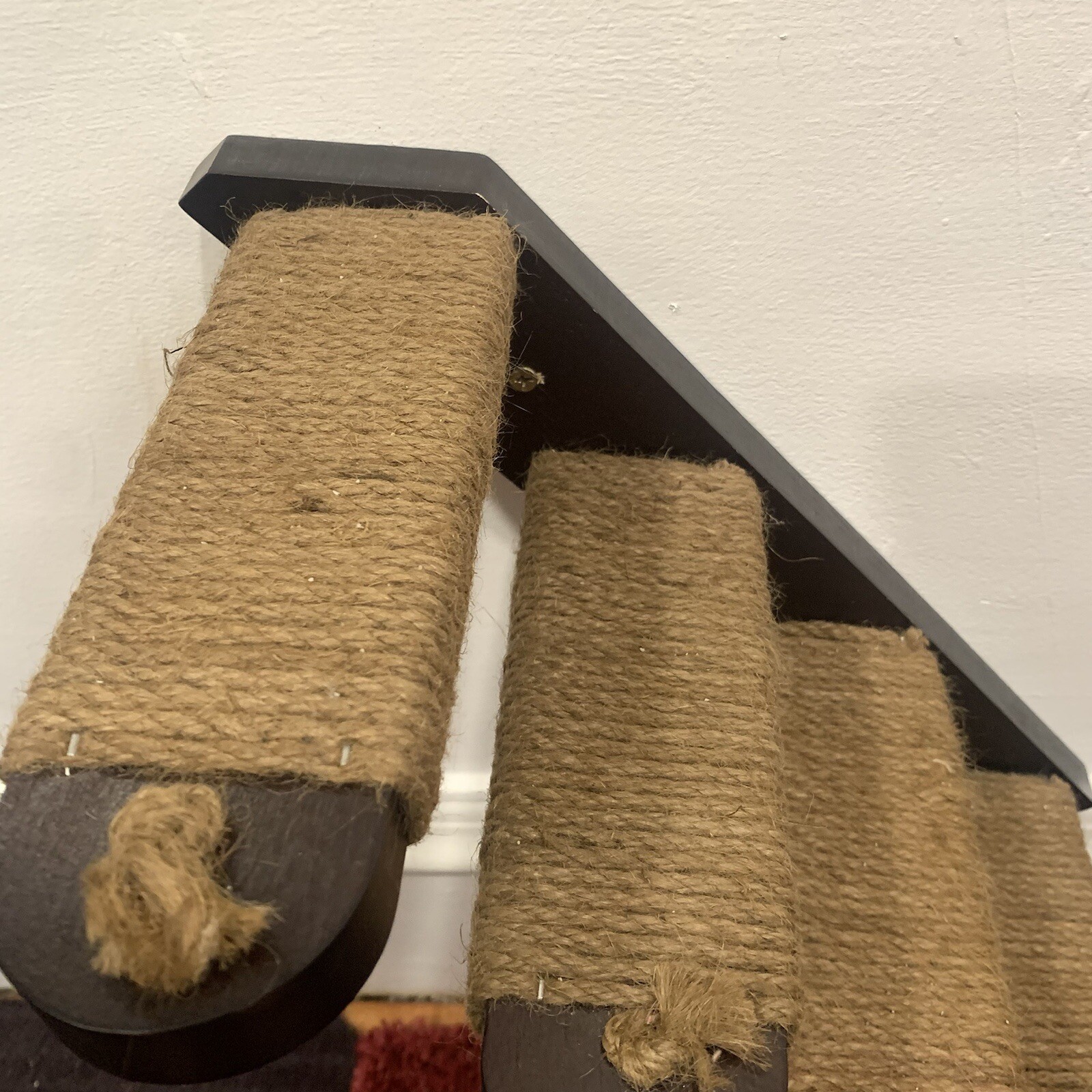 FUKUMARU Cat Climbing Shelf Wall Mounted Four Step Pet Stairway with