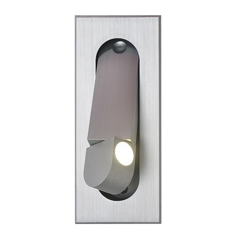 Accesorio de lámpara de pared LED empotrada de 3 W luz de lectura ajustable botón montado al ras - Imagen 29 de 36