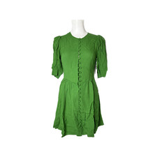 Reformation Women's Laylin Mini Dress in Kelly Green Size 4