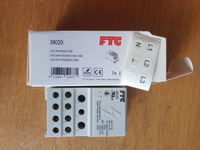 AUXEL/FTC 38020 250A 1-poliger Verteilerblock A4