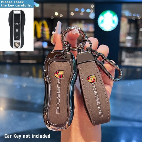 Full Curved Fashion Portable Car Key Case for Porsche/Cayenne/Macan/Panamera/718 - Picture 8 of 9