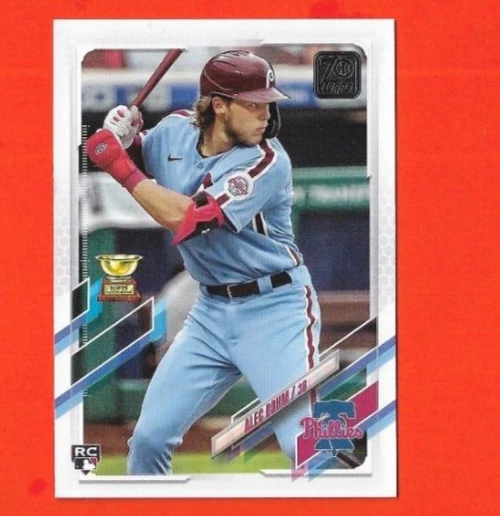2021 Topps #277 SP Image Variation - ALEC BOHM Rookie Card - Mint