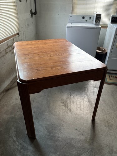 Vintage Wood Kitchen Table | eBay
