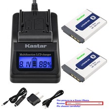 Kastar Battery LCD Fast Charger for Sony NP-BD1 D Type Battery BC-CSD Charger