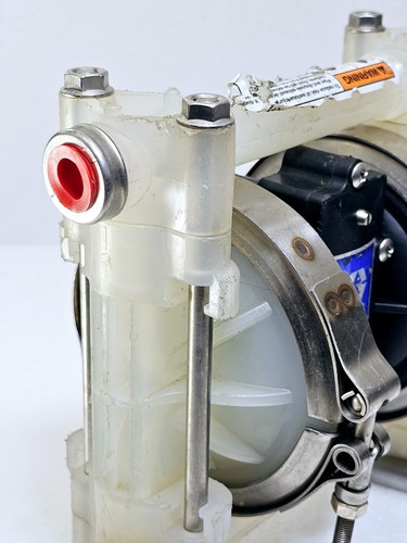 GRACO HUSKY 307 D3B911 TEFLON AIR OPERATED DOUBLE DIAPHRAGM PLASTIC PUMP USA - Picture 3 of 10