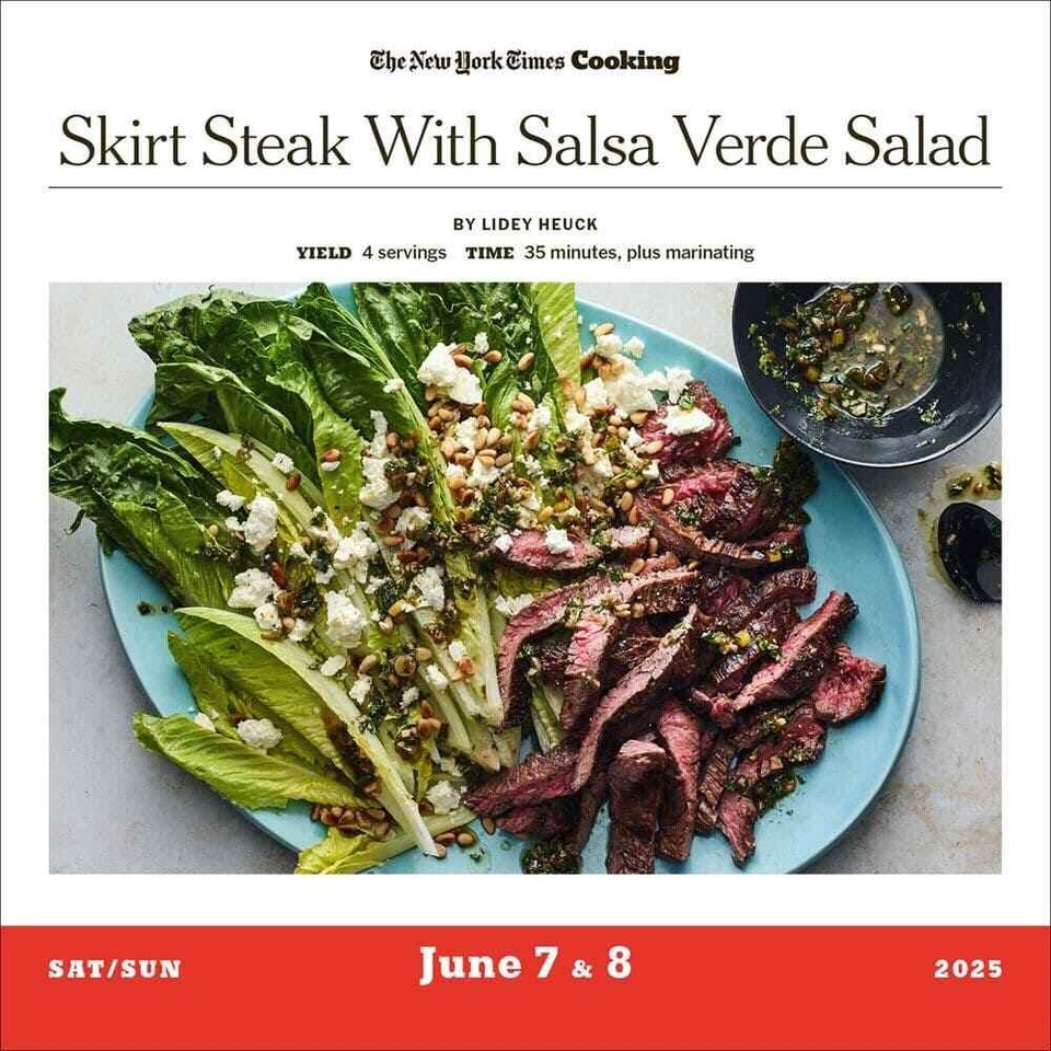 Workman Publishing, New York Times Cooking 2025 PageaDay Desk