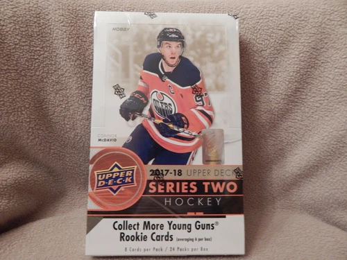 2017-18 Upper Deck Series 2 NHL Hockey Hobby Box - Factory Sealed