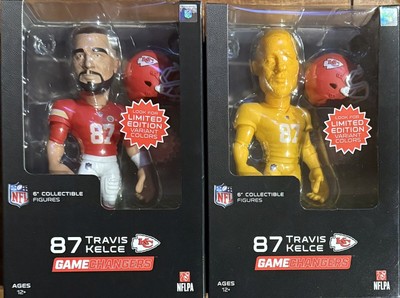 NFl Game Changers Travis Kelce Regular & Chase Set  6'' Vinyl Figurine! FREE SHIP