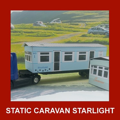 Caravan Static Home Design 3 " Starlight " Model Containers x 4 N Gauge 1:160 - Picture 10 of 10