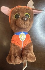 TY Beanie Boos Zuma 6  Paw Patrol Plush Nickelodeon New With Tag Brown Puppy Toy