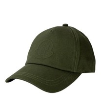 Moncler Hat Baseball Cap Olive Green Size M Medium Raised Logo Adjustable Strap