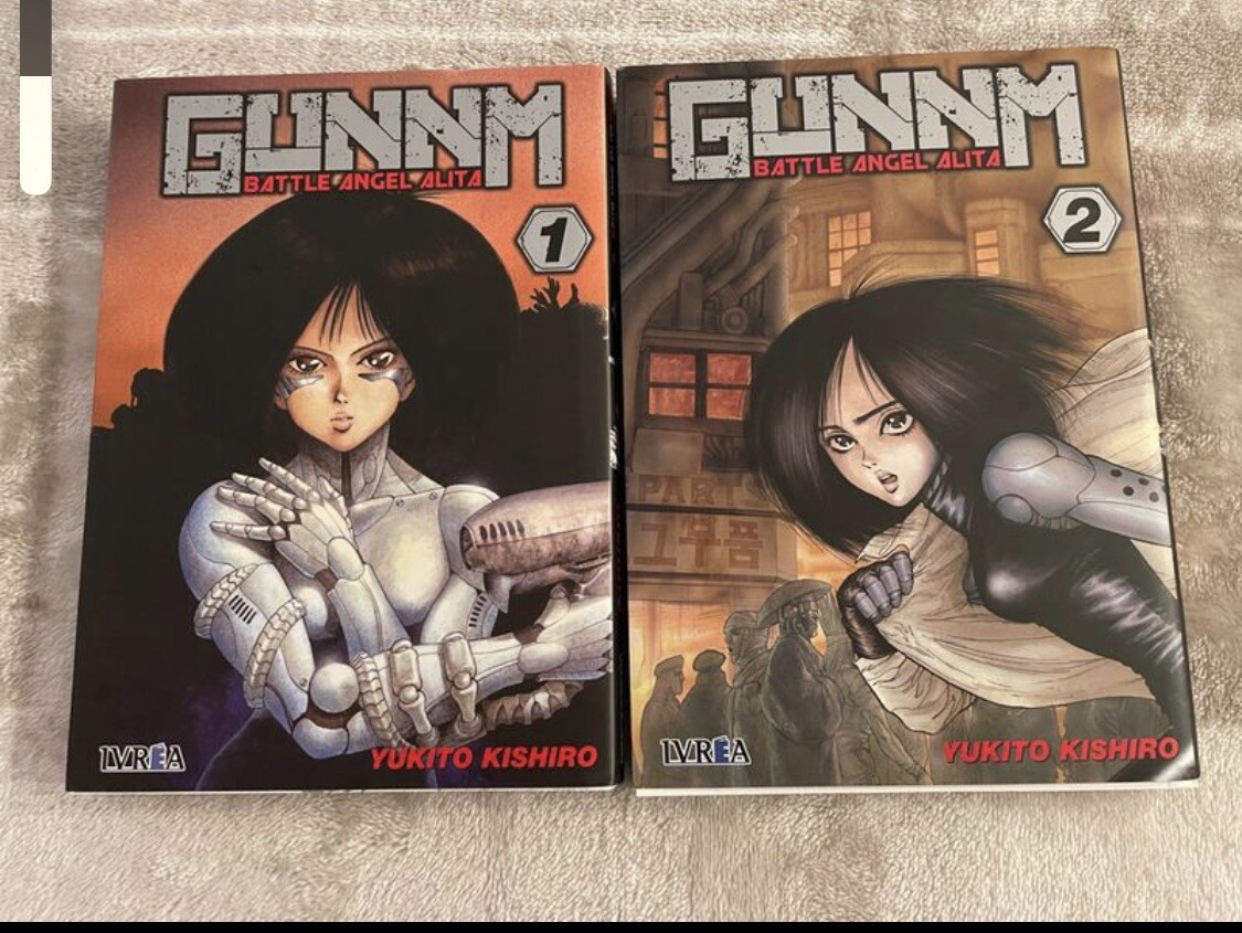 Alita Angel de Combate Gunnm 1-2 Manga Comic Planeta