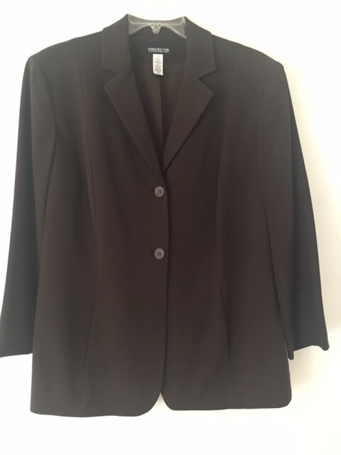 Costume-jupe 2 Pièces Marron Jones New York - Taille 22WP (Petites) - Occasion Excellent état