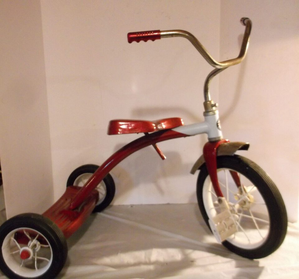 VINTAGE TRICYCLE Child's Roadmaster Red 3Wheel Bicycle eBay