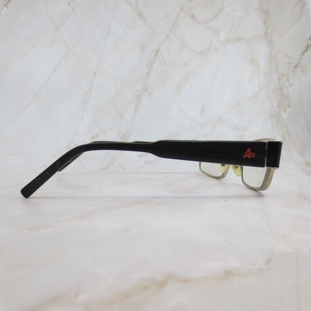 Hilco Eyeglasses Frame A2-555 Unisex Black Metal Full Rim Hilco Eyeglasses Frame A2-555 Unisex Black Metal Full Rim