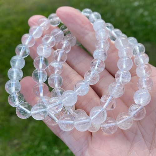 4mm-10mm Natural Gemstone Beaded Stretch Bracelet Crystal Healing Reiki Gifts - Picture 374 of 440