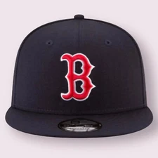Boston Red Sox 9FIFTY Adjustable Cap - BOS MLB New Era 950 Hat - Navy Snapback