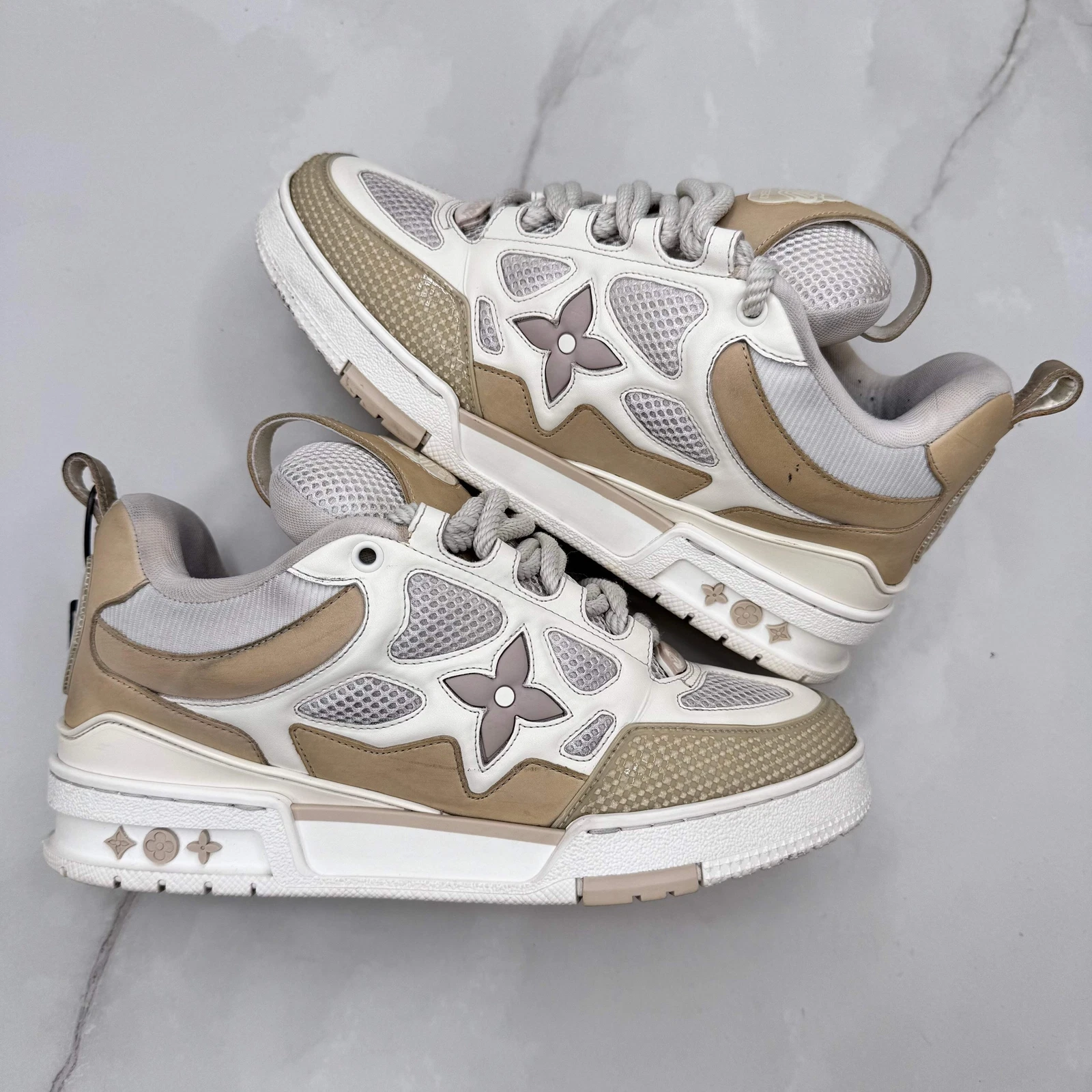 Louis Vuitton Skates Beige LV6.5 (fits 7UK)