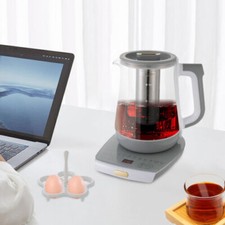 800W 1.8L Electric Kettle Glass Water Boiler Fast Boiling Tea Kettle 40-90 C
