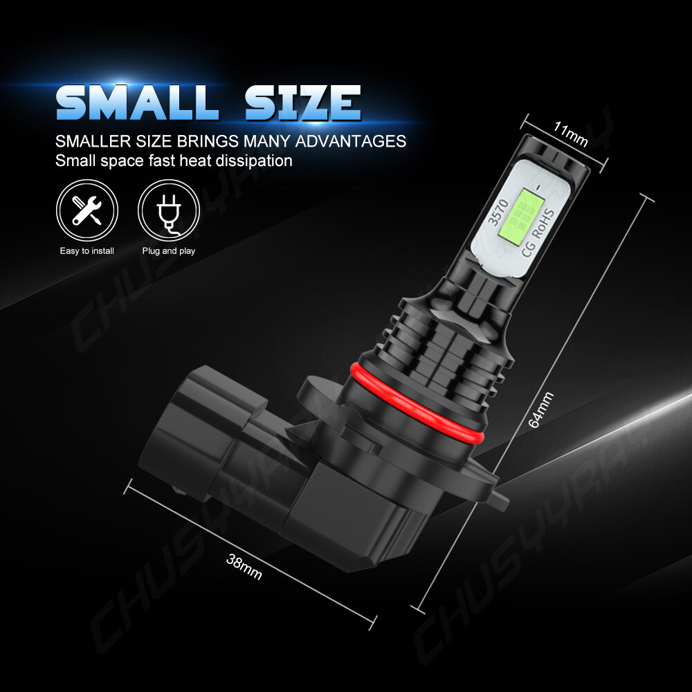 Ridroid CANBUS H7 LED Headlight Bulb Kit High Low Beam 6500K - Foto 10