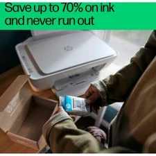 HP Deskjet 2810e All-In-One Inkjet Printer White - Image 3 of 4