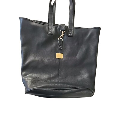 GERMAINE MONTEIL PARIS Large Black Handbag Tote