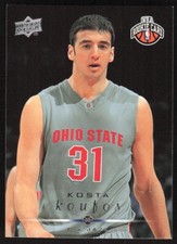2008-09 Upper Deck Basketball Rookie Card Kosta Koufos RC #237 Utah Jazz