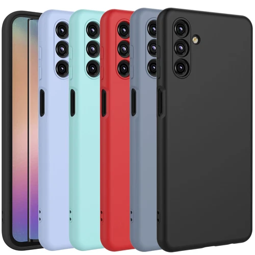 Funda de silicona líquida a prueba de golpes para teléfono Samsung Galaxy S24 FE 5G + Vidrio - Imagen 2 de 29