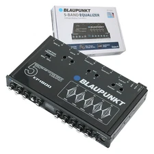BLAUPUNKT EP1800 CAR AUDIO 5 BAND EQUALIZER WITH VOLTAGE DISPLAY SUB EEFECT
