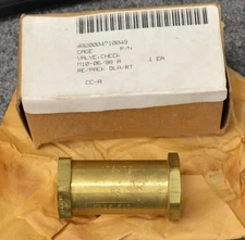 OEM ORIGINAL CUMMINS ENGINE CHECK VALVE 178079 4820-00-471-0049 10086267