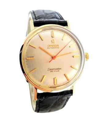 Vintage Mens 14k OMEGA SEAMASTER Automatic Watch Cal.550 LL6590-1