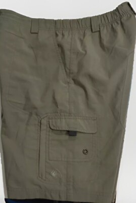 Vintage Nike ACG Cargo Shorts Olive Green Pockets Gray Tag Reinforced Med NICE