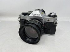 Canon AE-1 Program 35mm SLR Camera With 50mm F1.8 Lens - Please Read