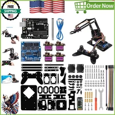 DIY 4DOF Robot Arm with Joystick Control - Perfect Gift for New Engineers