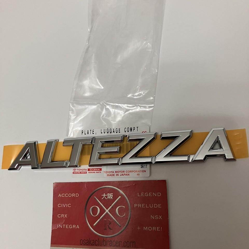 LEXUS GENUINE IS300 Toyota Altezza 2001-2005 Red Front Grille Emblem Badge OEM £69.48 - UK LEXUS GENUINE IS300 Toyota Altezza 2001-2005 Red Front Grille Emblem Badge OEM £69.48 - UK