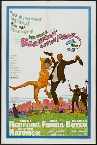 BAREFOOT IN THE PARK MOVIE POSTER Jane Fonda VINTAGE