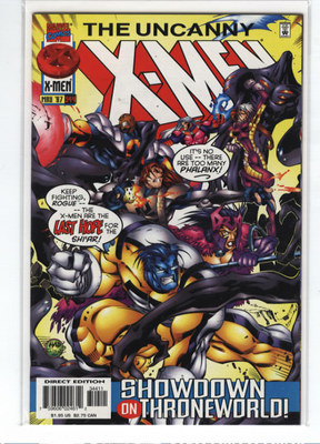 Uncanny X-men #344 Joe Madureira Beast Bishop Rogue Phalanx 9.2 | eBay