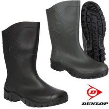 Dunlop Wellingtons Wellies Men Ladies DEE WIDE CALF Ankle Rain Mucker Snow Boots