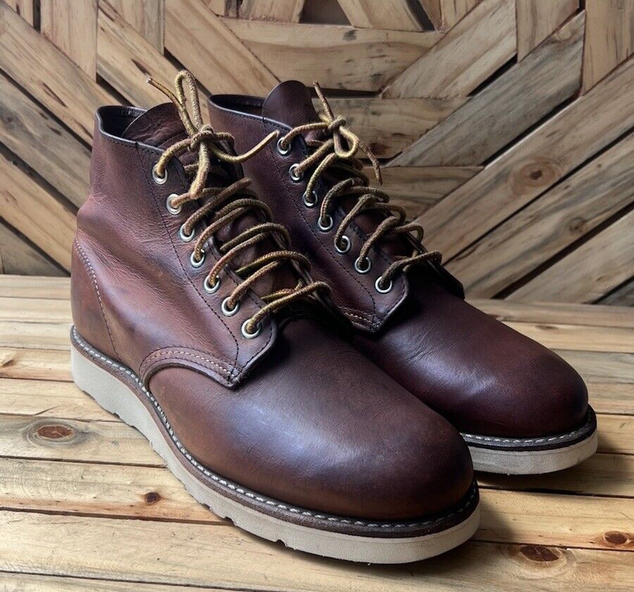 RED WING #9111 Classic Round Toe Brown Copper Rough&Tough RED WING #9111 Classic Round Toe Brown Copper Rough&Tough