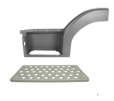 Set - Einstiegkasten mit Trittbrett links passend für Mercedes Benz Atego