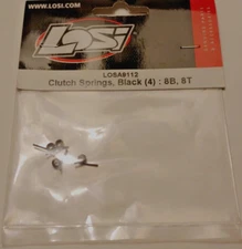 LOSA9112	Losi 8B/T Clutch Springs, Black (4)  A-9112