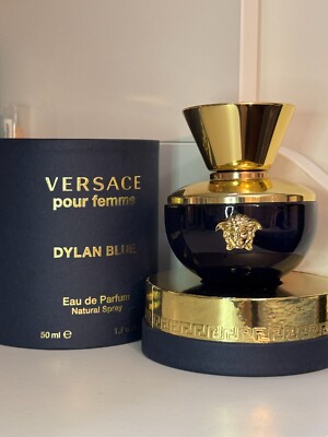 Versace Dylan Blue Pour Femme Eau de Parfum 50 ml 1.7 oz Perfume with Box