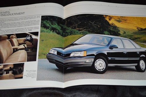 1988 DETROIT AUTO SHOW FORD TAURUS PRESTIGE BROCHURE ORIGINAL VINTAGE 88 - Picture 7 of 10